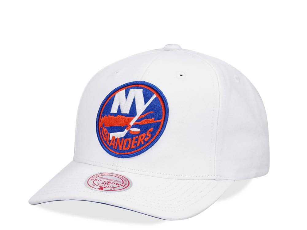 Mitchell & Ness New York Islanders All in Pro White Snapback Hat