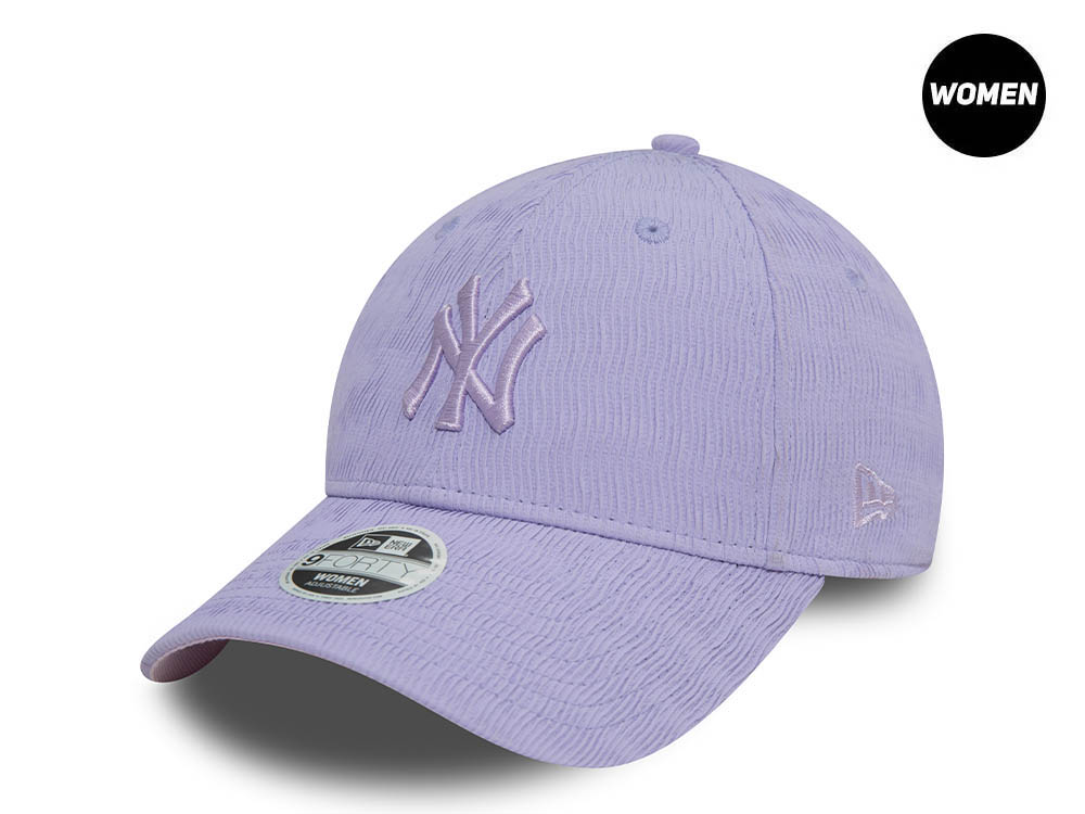 New Era New York Yankees Purple Ruching Womens 9Forty Strapback Hat