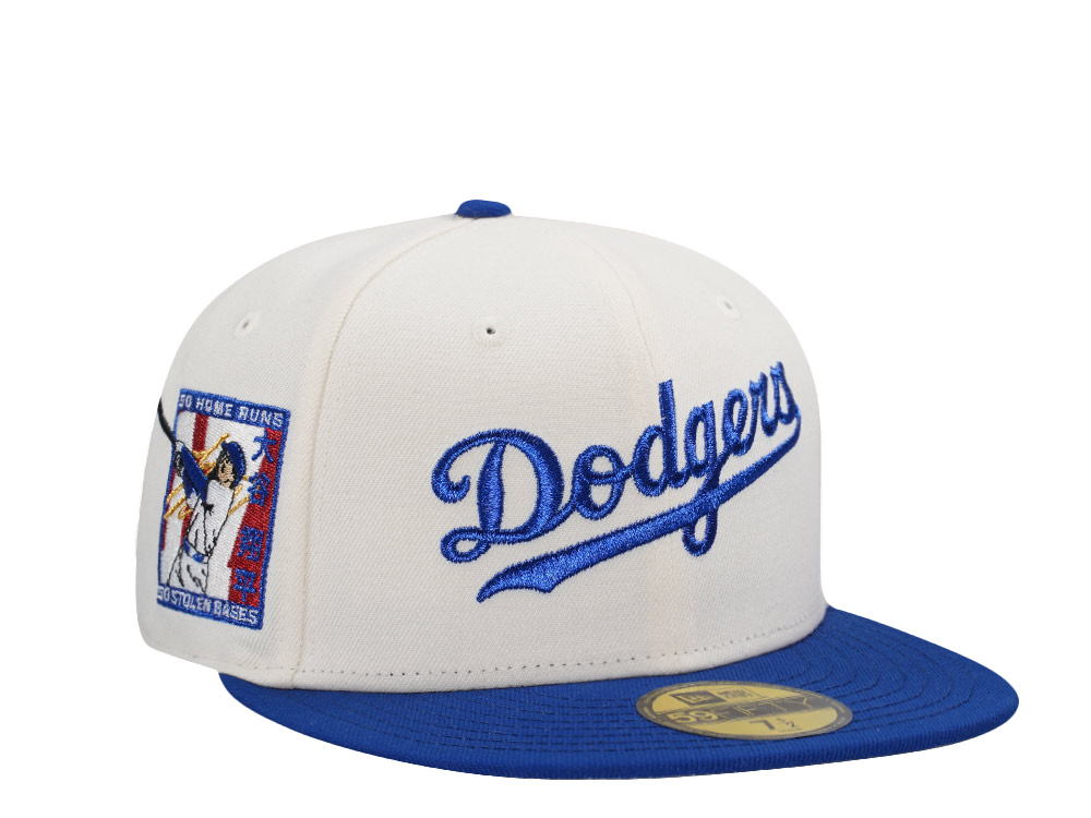 New Era Los Angeles Dodgers Ohtani 50 50 Season Chrome Two Tone Edition 59Fifty Fitted Hat