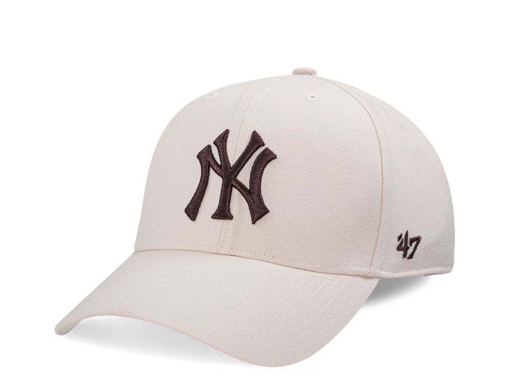 47Brand New York Yankees Natural MVP Snapback Hat