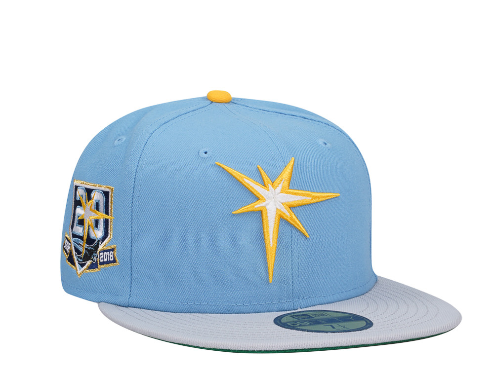 New Era Tampa Bay Rays 20th Anniversary Throwback Two Tone Edition 59Fifty Fitted Hat