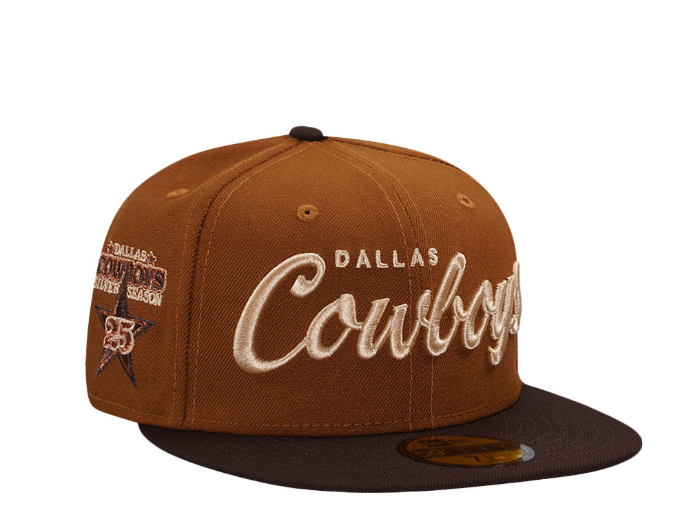 New Era Dallas Cowboys Silver Season Bourbon Two Tone Edition 59Fifty Fitted Hat