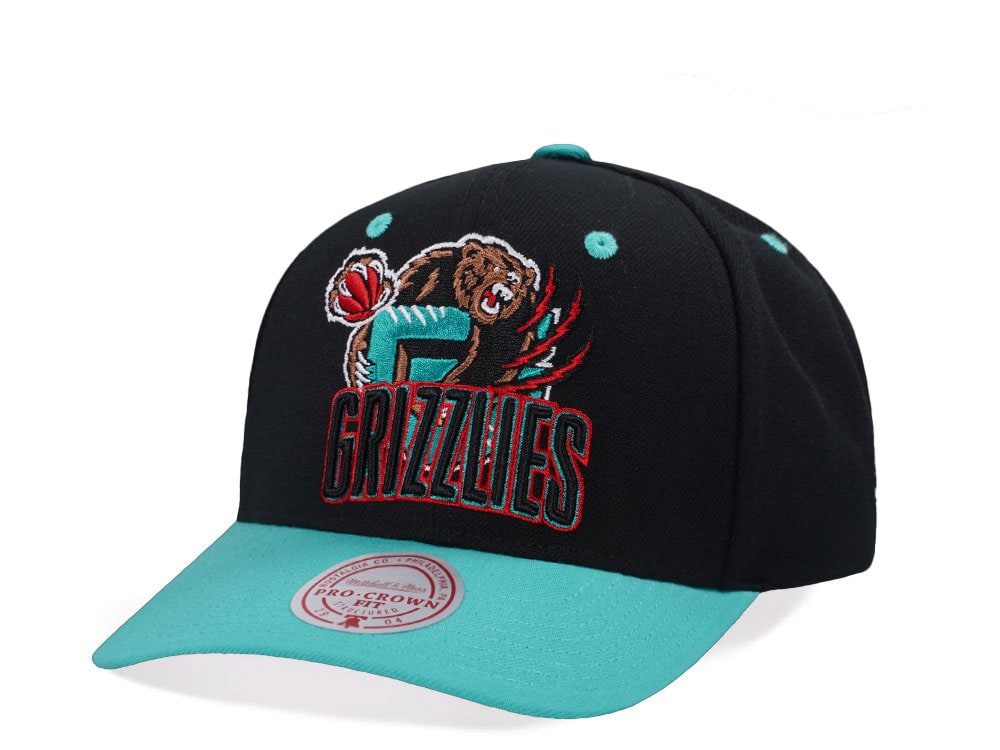 Mitchell & Ness Memphis Grizzlies Two Tone Pro Crown Fit Snapback Hat