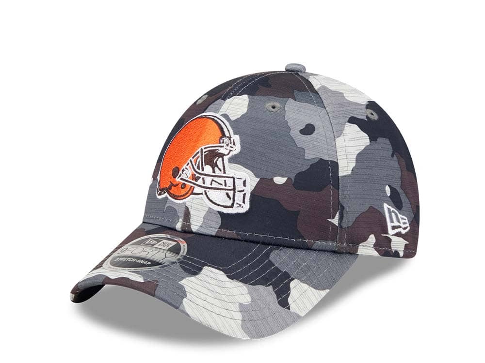 New Era Cleveland Browns NFL Training Camp 22 Camo 9Forty Stretch Snapback Hat