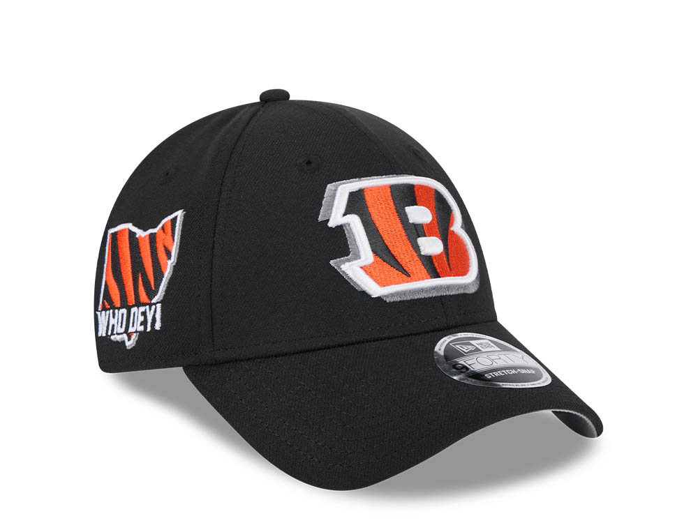 New Era Cincinnati Bengals NFL24 Draft 9Forty Stretch Snapback Hat