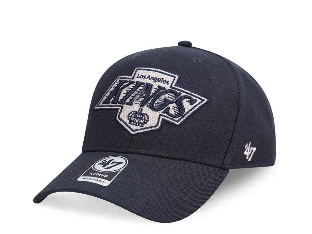 47Brand Los Angeles Kings Vintage Navy MVP Snapback Hat