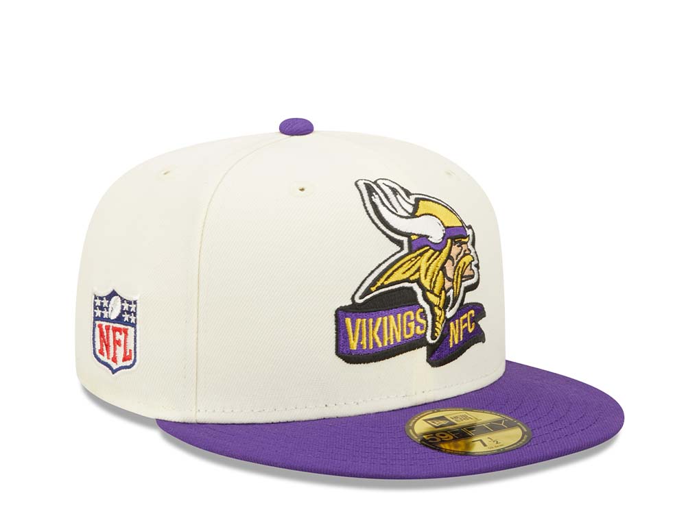 New Era Minnesota Vikings NFL Sideline 2022 59Fifty Fitted Hat