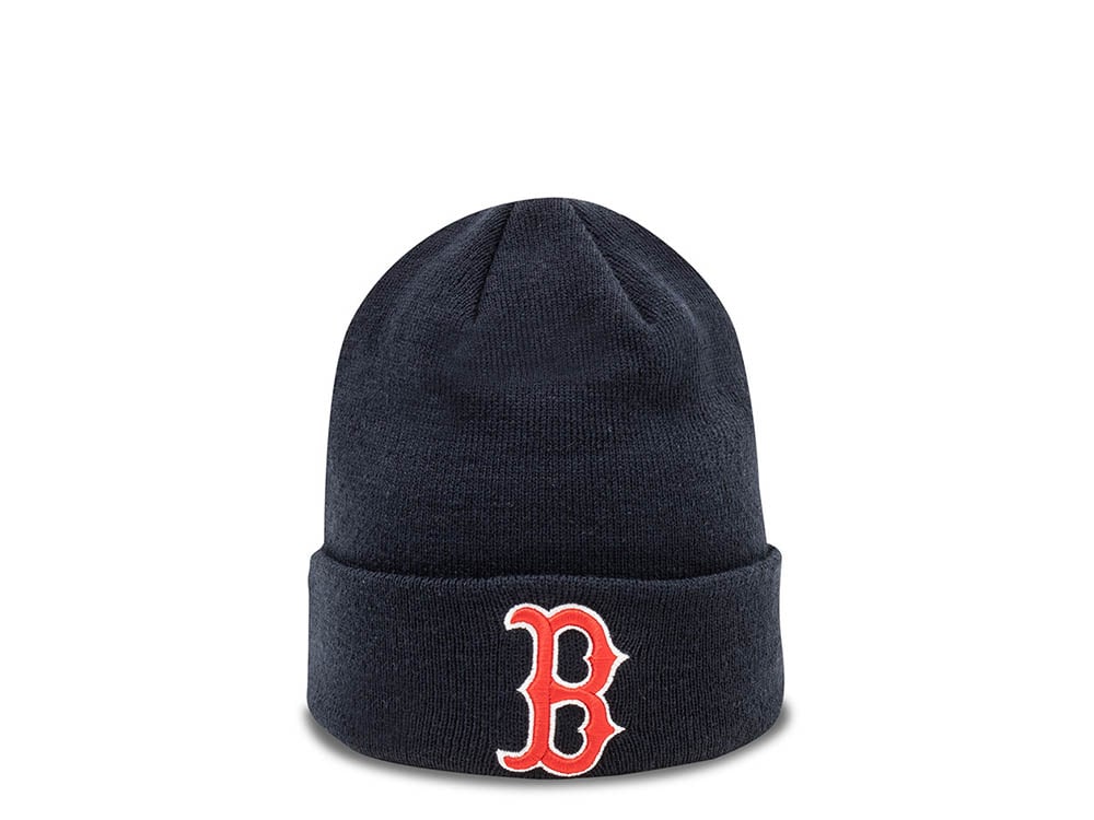 New Era Boston Red Sox Essential Cuff Beanie Navy Knit