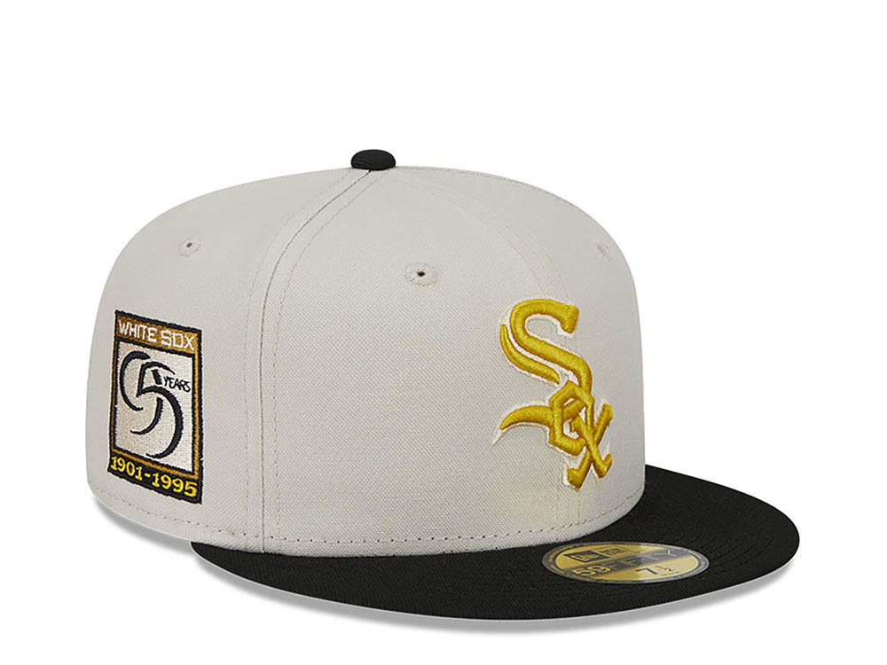 New Era Chicago White Sox 95 Years Stone Two Tone Edition 59Fifty Fitted Hat