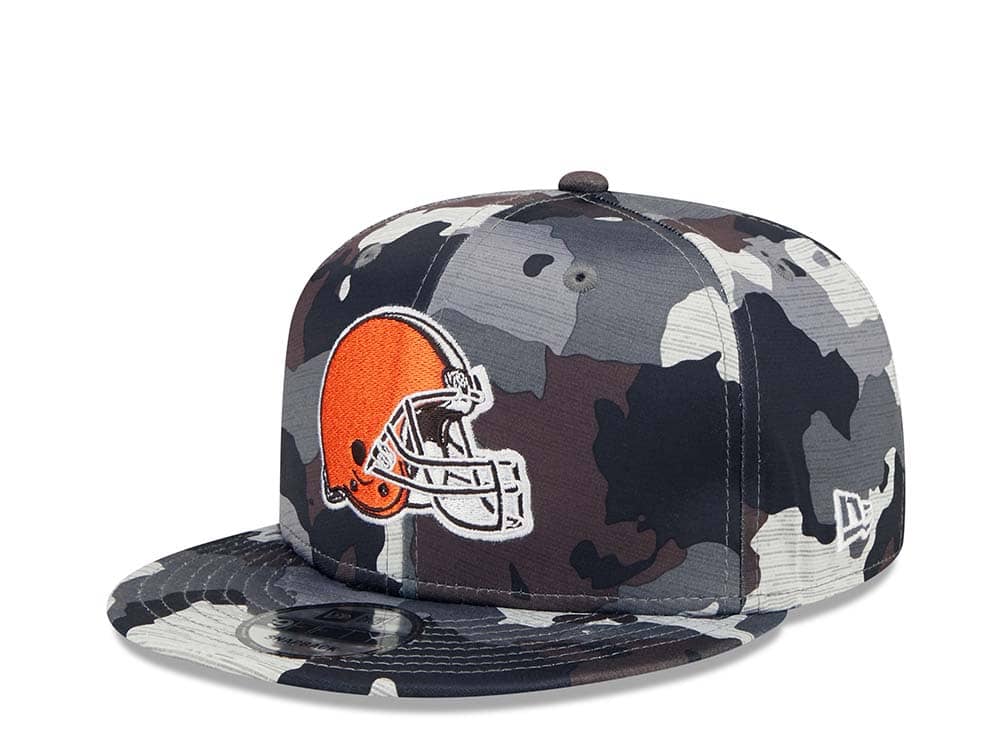 New Era Cleveland Browns NFL Training Camp 22 Camo 9Fifty Snapback Hat