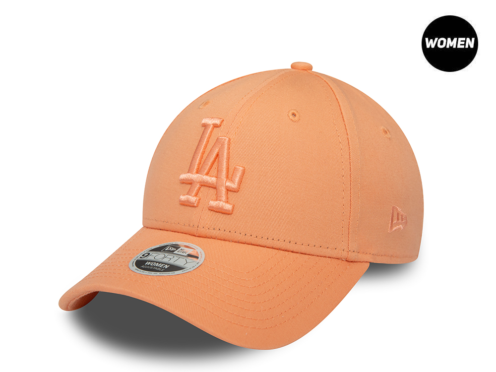 New Era Los Angeles Dodgers League Essential Salmon Womens 9Forty Strapback Hat