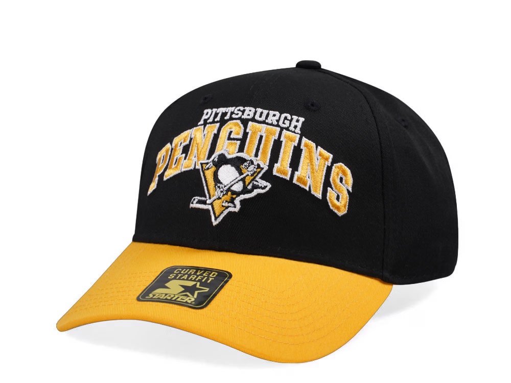 New Era Pittsburgh Penguins Crowd Pleaser Edition Black Curved Snapback Hat