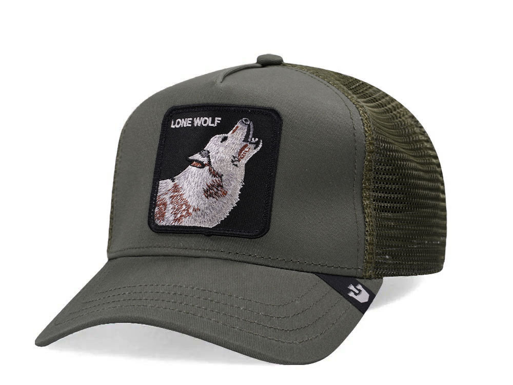 Goorin Bros The Lone Wolf Trucker Snapback Hat