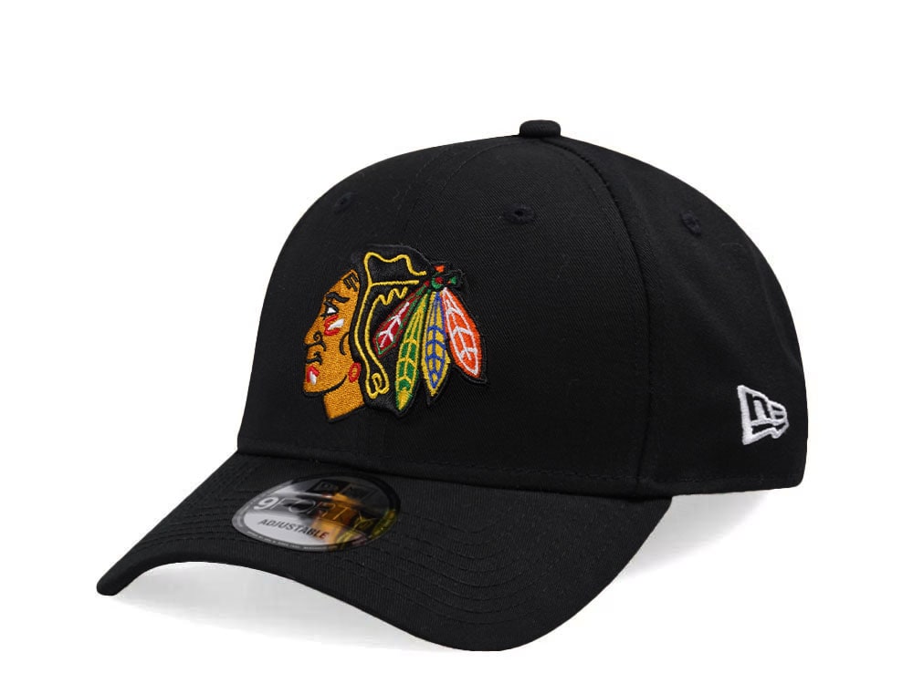 New Era Chicago Blackhawks NHL Injection 2024 Black 9Twenty Snapback Hat