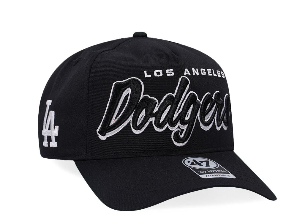 47Brand Los Angeles Dodgers Black Shadow 47 Hitch Snapback Hat