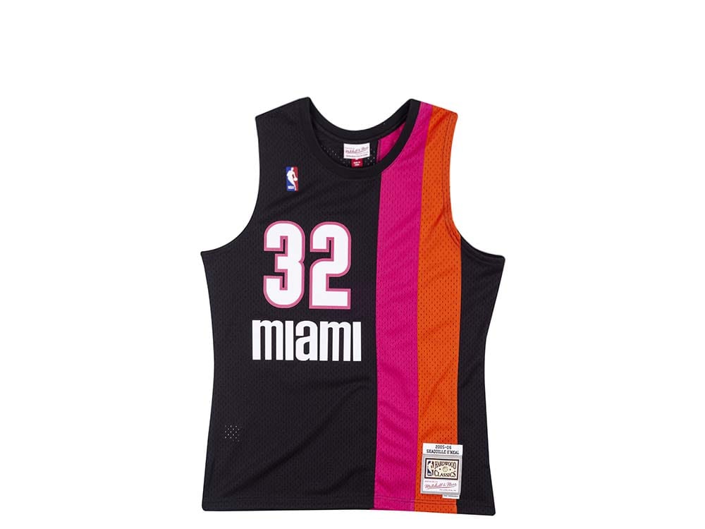NBA Throwback Jerseys - Miami Heat Shaquille O'Neal & more