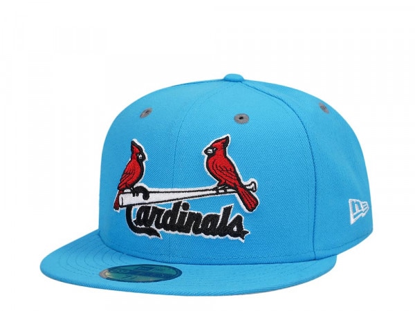 New Era St. Louis Cardinals Blue Prime Edition 59Fifty Fitted Cap, EXCLUSIVE HATS, CAPS