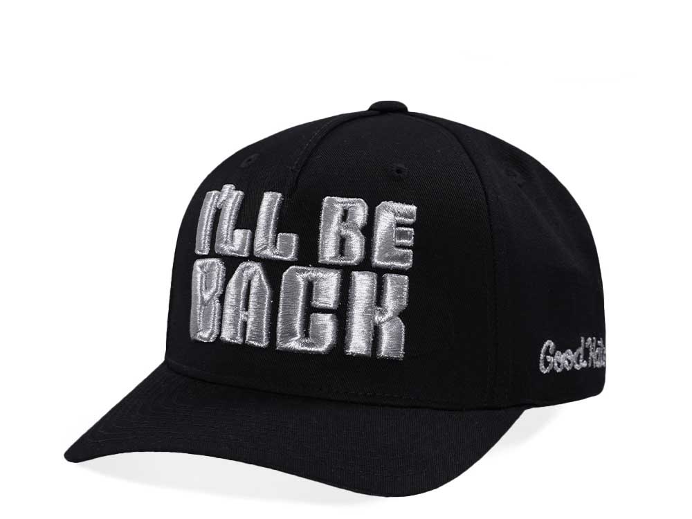 Good Hats Ill Be Back Silver Edition Snapback Hat | A-FRAME HATS | CAPS ...