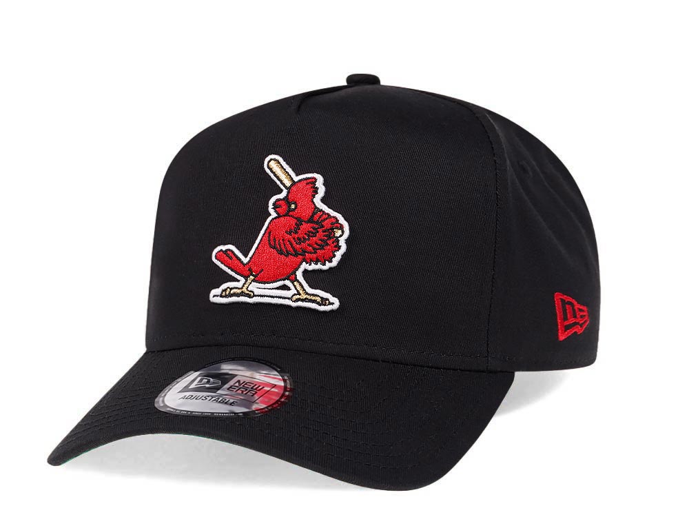New Era St. Louis Cardinals Black and Red Edition A Frame Snapback