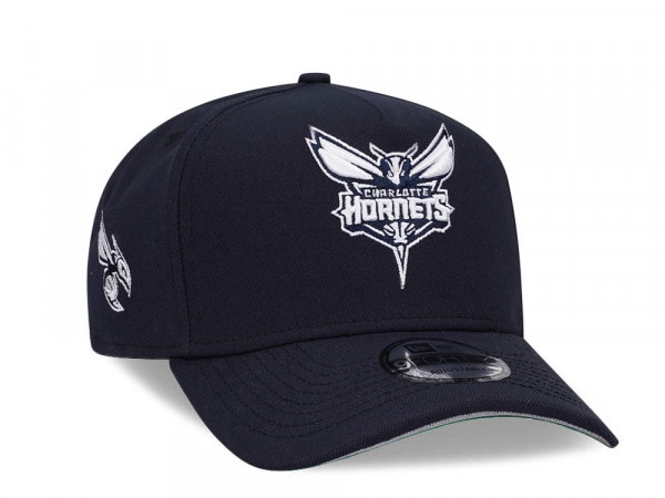 New Era 7 3/8 Charlotte Hornets Hat Ball Cap Aqua Polyester