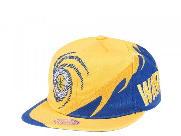 Golden State Warriors Mitchell & Ness NBA Snapback Hat 2Tone Hardwood Cap  Retro