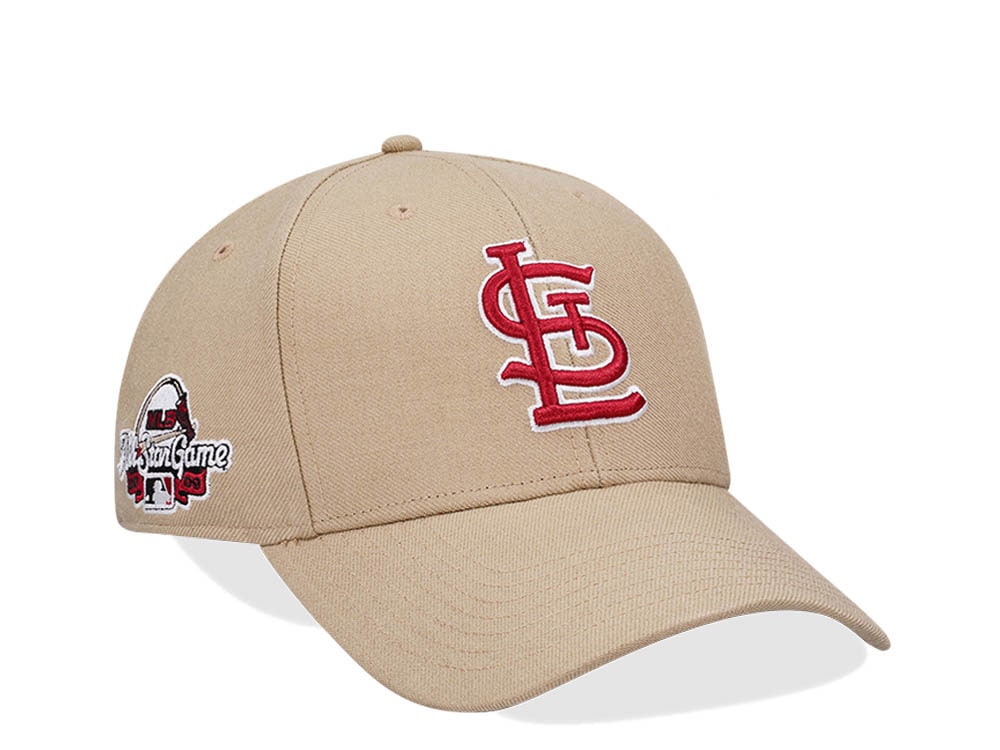 47Brand St. Louis Cardinals All Star Game 2009 Khaki Sure Shot MVP Snapback  Hat, 47 BRAND HATS, CAPS