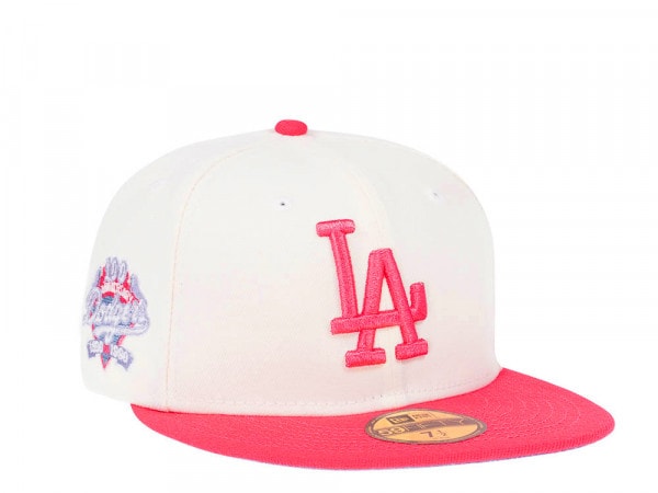 New Era Los Angeles Dodgers 100th Anniversary Lava Cream Edition 59Fifty Fitted  Hat, EXCLUSIVE HATS, CAPS