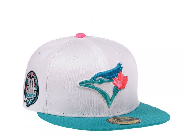 New Era Toronto Blue Jays 30th Anniversary White and Teal Edition