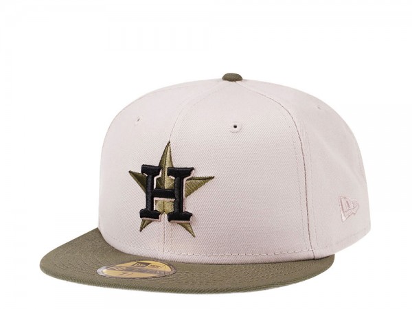 New Era Houston Astros Stone Two Tone Edition 59Fifty Fitted Cap