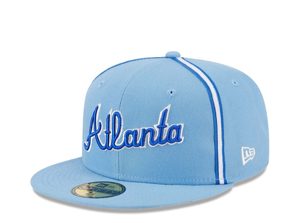 New Era Atlanta Braves Powder Blues Sky Throwback Edition 59Fifty