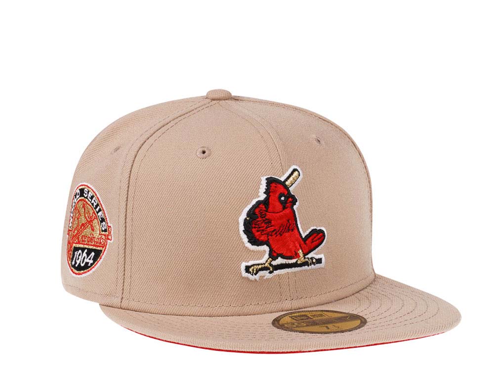 Official New Era St Louis Cardinals MLB Leopard Team Camel 59FIFTY Fitted  Cap B5125_289 B5125_289