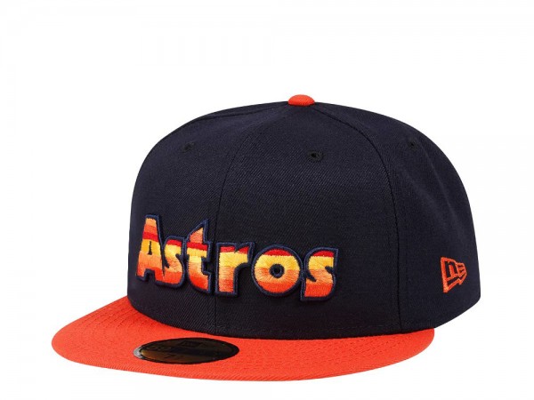 New Era Houston Astros Jersey Fit Throwback Edition 59Fifty Fitted Cap, EXCLUSIVE HATS, CAPS